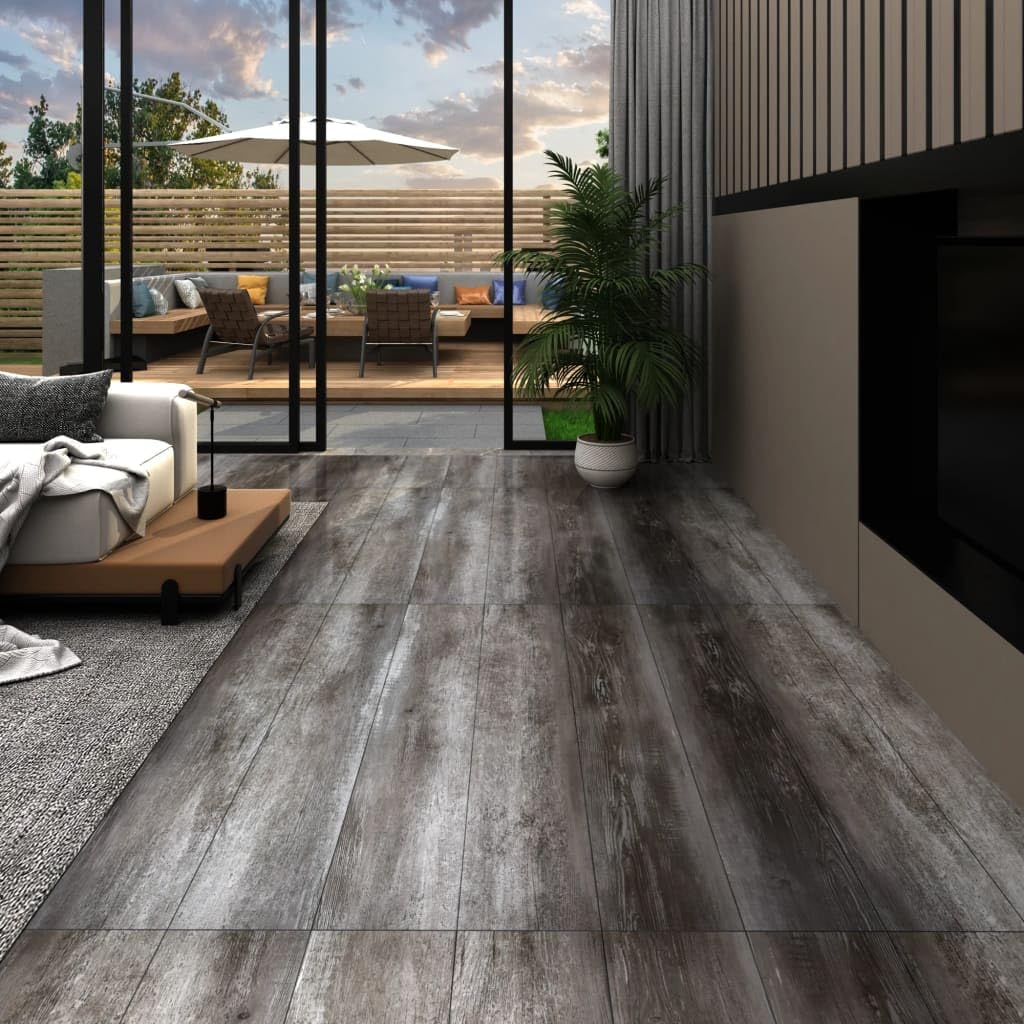 vidaXL PVC Laminat Dielen Selbstklebend Vinyl Boden Bodenbelag Fussboden Planke Vinylboden Designbod