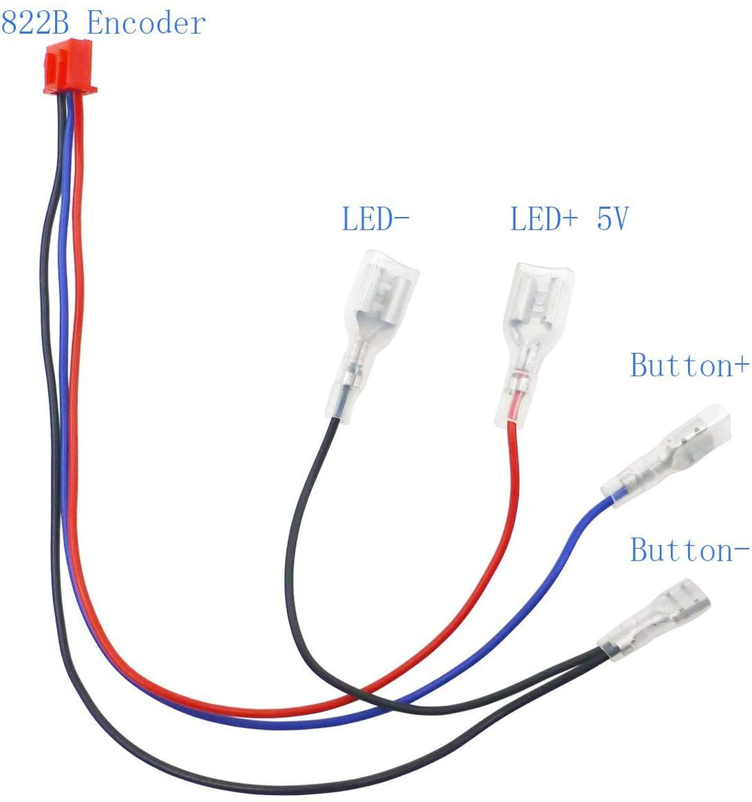 Fosiya 2 Spieler Arcade Joystick LED-Chrom-Drucktasten für PC MAME Raspberry Pi Video-Spiele Arcade