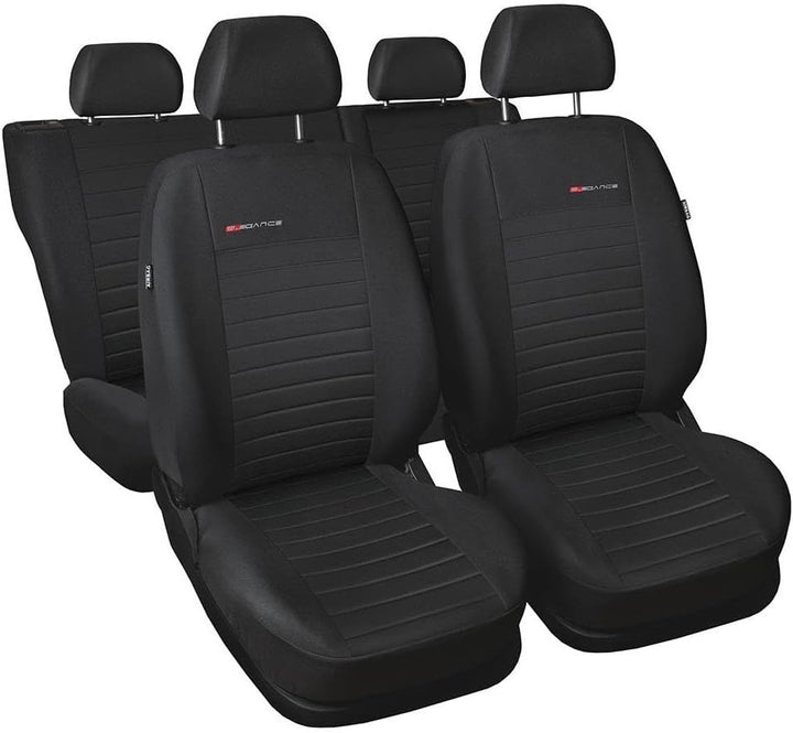 Mossa - Massgeschneiderte Sitzbezüge Auto kompatibel mit Volkswagen Caddy III Cargo (2004-2015) für