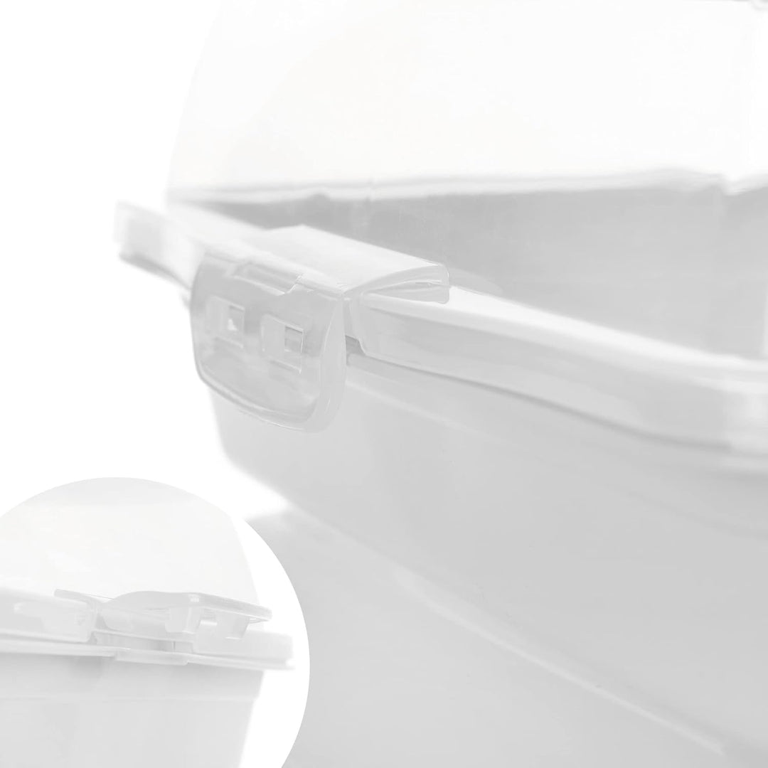 com-four® Kuchenbehälter - Transportbox für Kuchen und Lebensmittel - Aufbewahrungsbehälter mit Deck