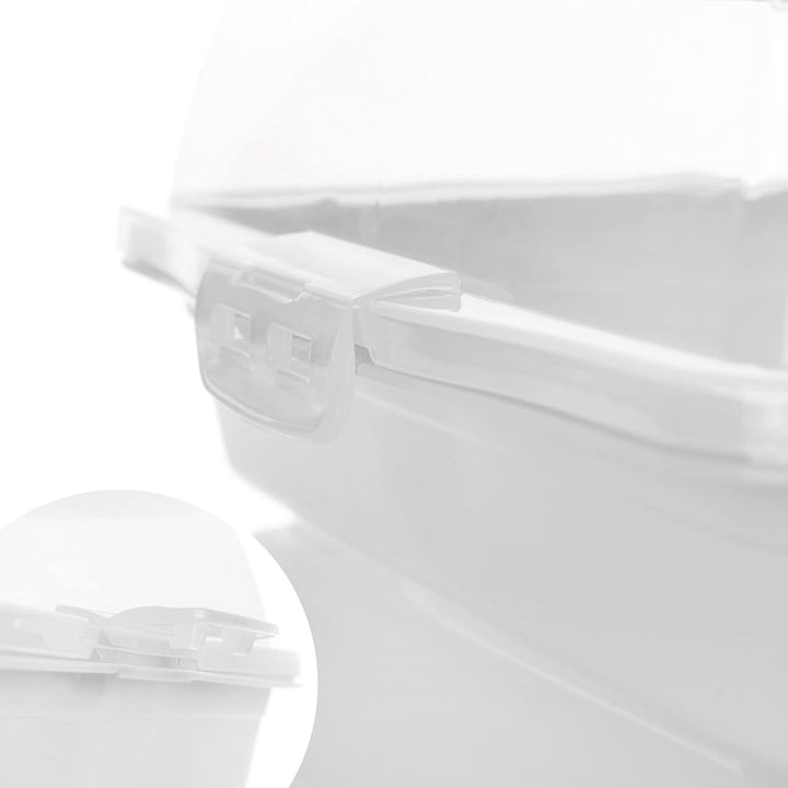 com-four® Kuchenbehälter - Transportbox für Kuchen und Lebensmittel - Aufbewahrungsbehälter mit Deck