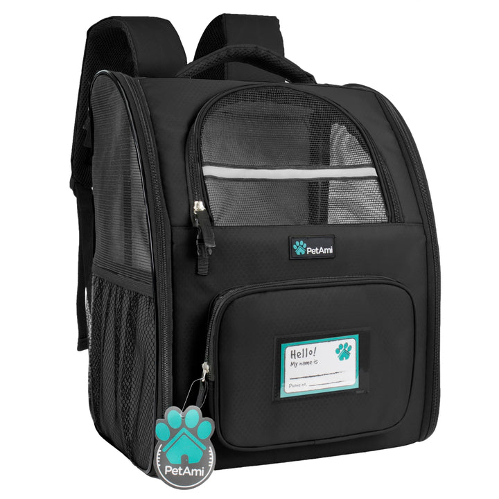 PetAmi Hunderucksack für kleine und grosse Katze, Haustier, Welpen, belüfteter Haustier-Wanderrucksa