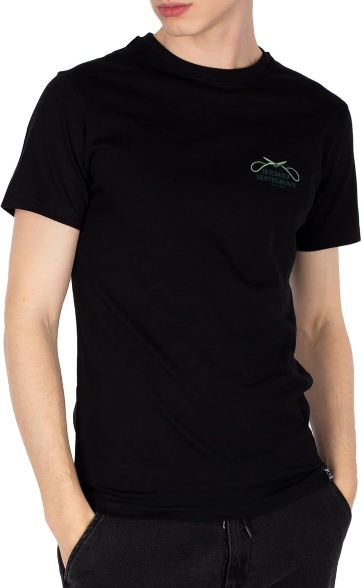 IRIEDAILY T-Shirt Bonsigh, Bio-Baumwolle, M Schwarz