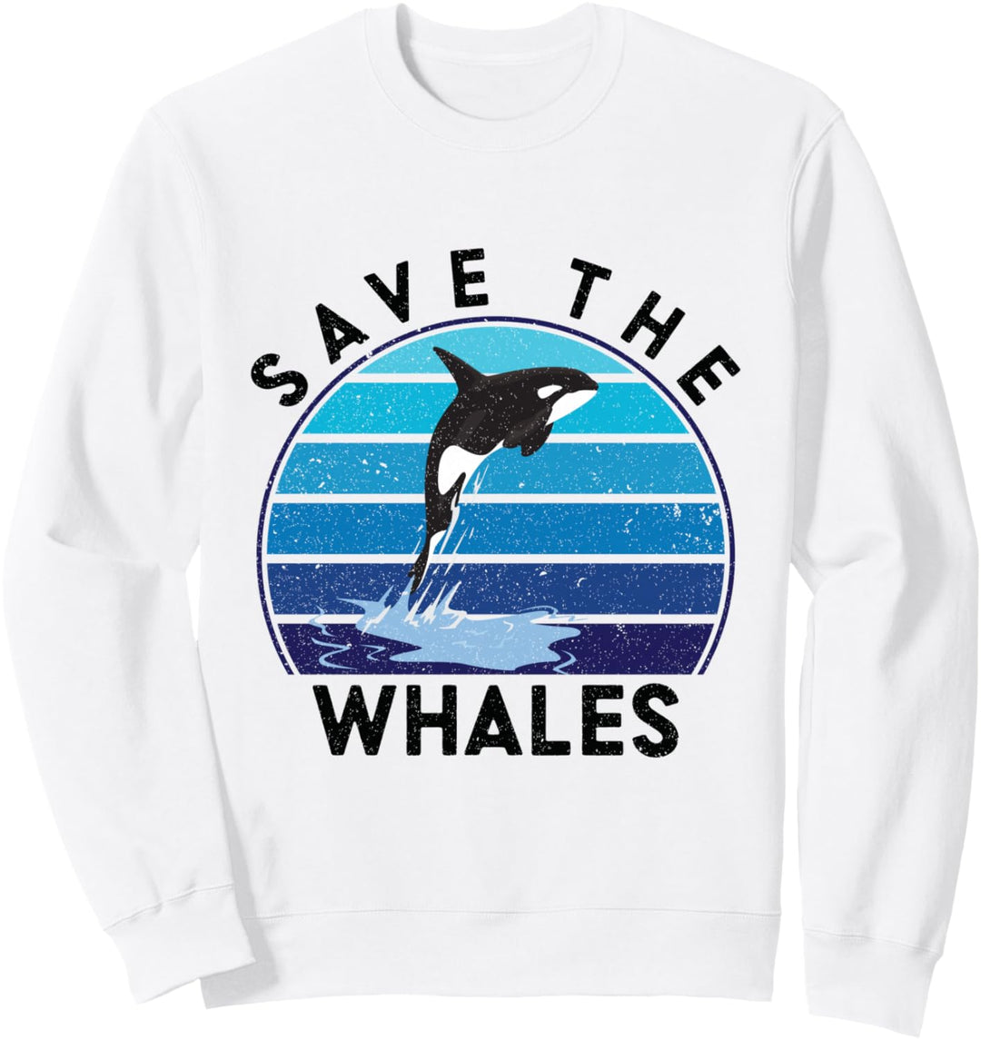 Save The Whales Orca Marine Biologe Sea Protection Wal Sweatshirt