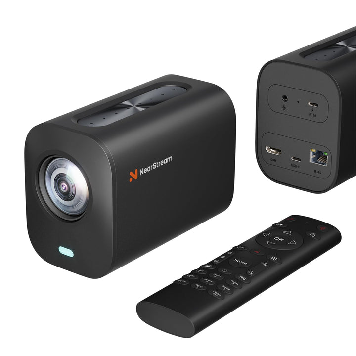 NearStream 4K-Webcam für Streaming, 1/2,8 Zoll CMOS-Sensor mit 8 Megapixeln, 40-facher Hybrid-Zoom,