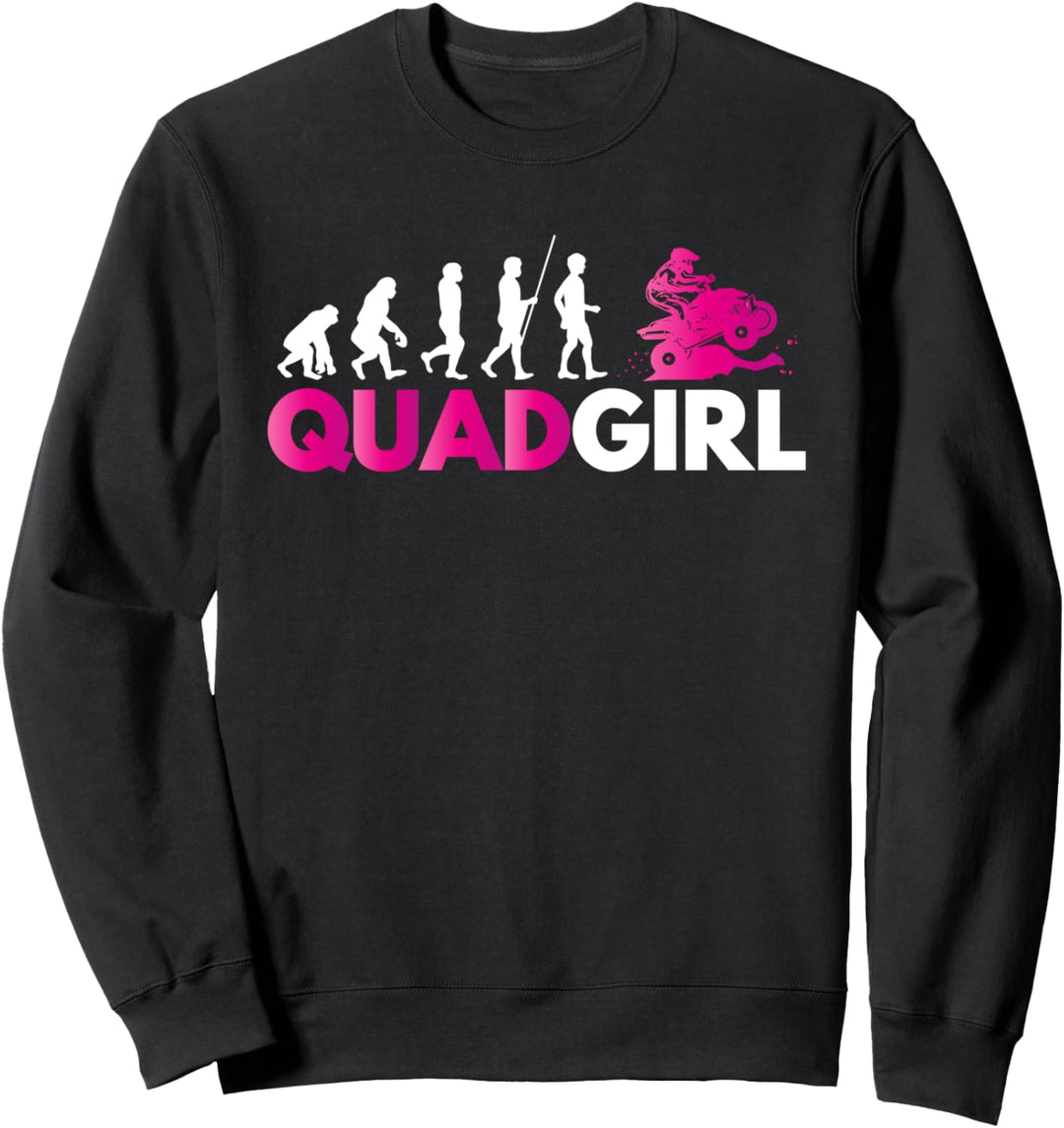 Quadgirl, Lustiger Spruch Quad-Bike, Kinder, Mädchen Sweatshirt