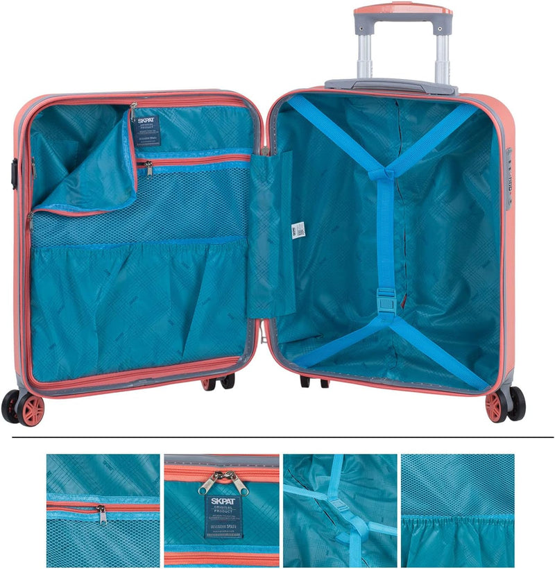 SKPAT - Gepäck-Sets, Reisekoffer, Reisekoffer Set, Kofferset, Hartschalenkoffer, Trolley-Set, Luggag