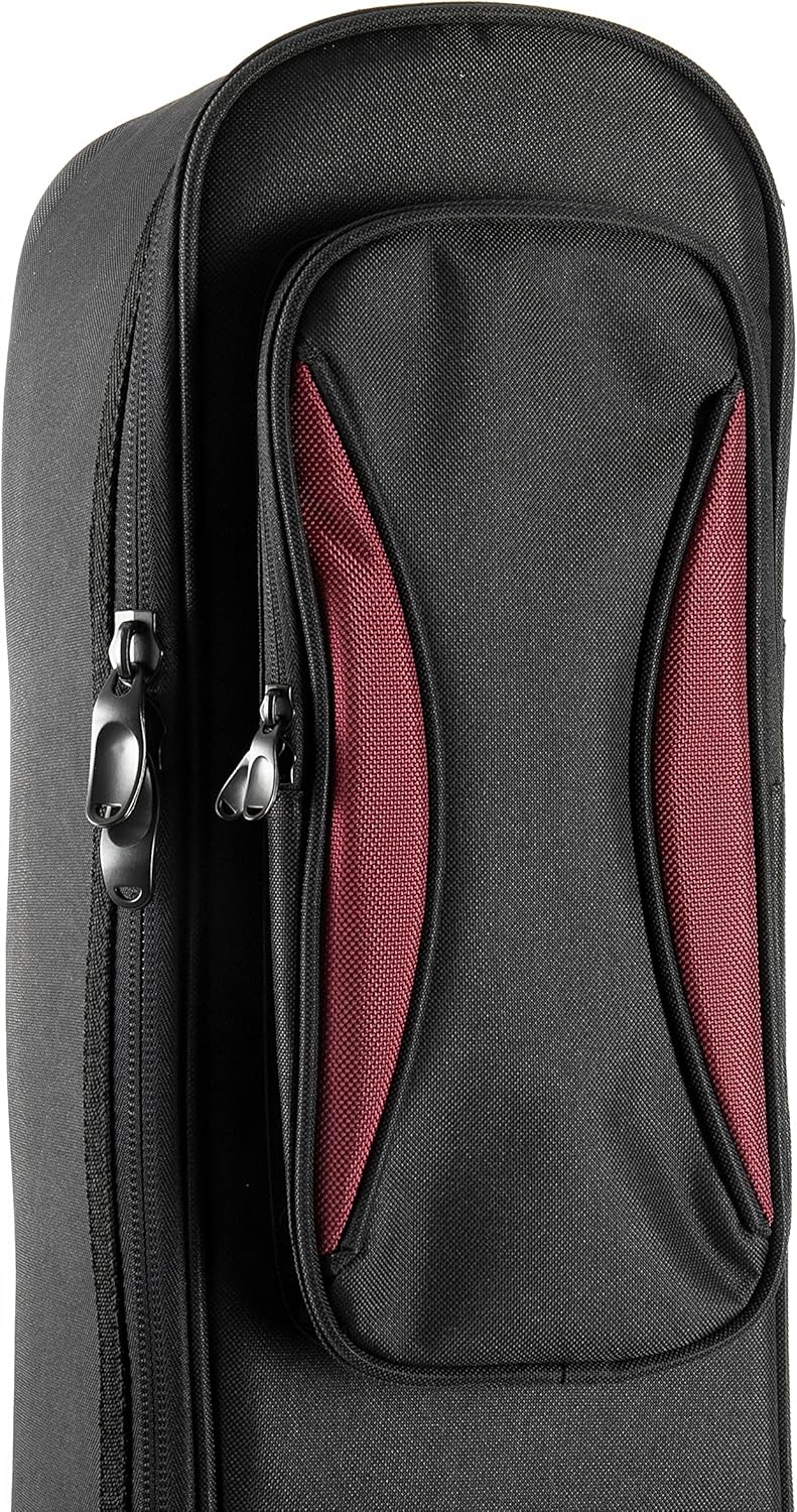 Fame Gigbag für Westerngitarre, Dreadnought, Grand Auditorium, Dicke Polsterung, Halsstütze, 3 Zubeh
