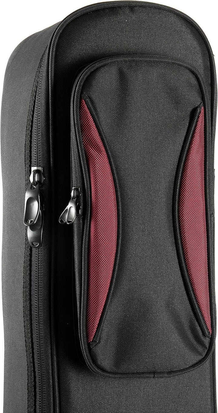 Fame Gigbag für Westerngitarre, Dreadnought, Grand Auditorium, Dicke Polsterung, Halsstütze, 3 Zubeh