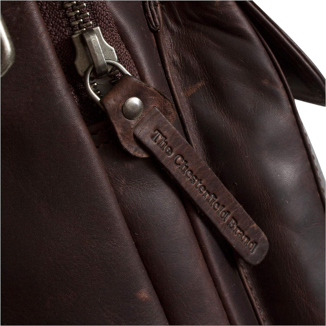 The Chesterfield Brand Wax Pull Up Bath Umhängetasche Leder 21 cm