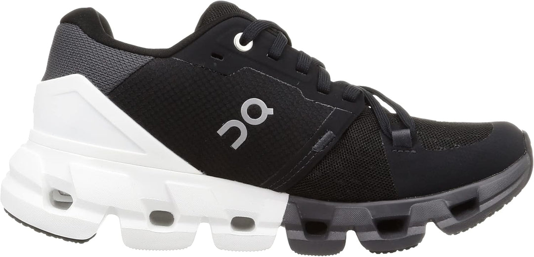 ON Herren Cloudflow Sneaker 37 EU Schwarz Weiss, 37 EU Schwarz Weiss