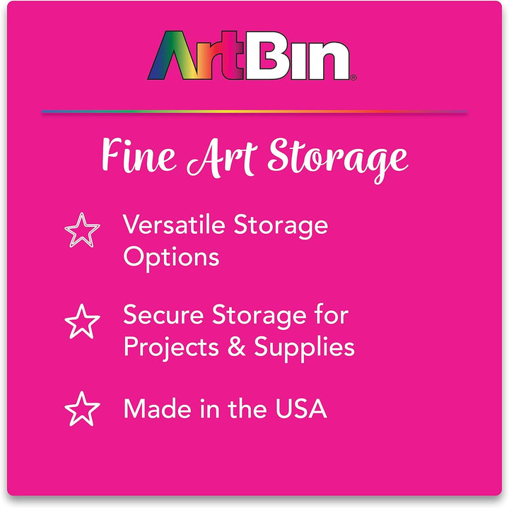 ArtBin 6880AB Sketch Pac Kleiner Kunst- und Bastel-Organizer, [1] Kunststoff-Aufbewahrungsbox, getei