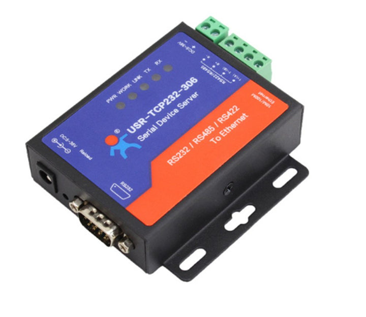 USR-TCP232-306 Seriell zu Ethernet Gerät Seriell RS232/RS485/RS422 zu Ethernet CP/IP Server mit DHCP