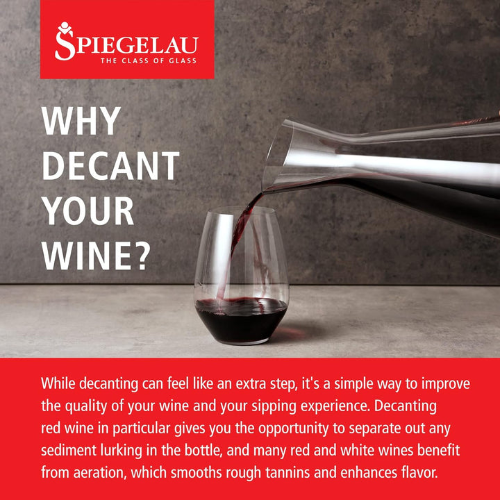 Spiegelau Dekanter, Wein-Dekanter, Kristallglas, 1 L, Style, 4670157