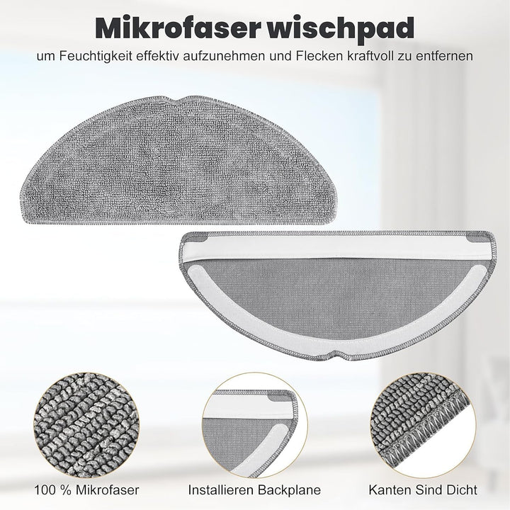 Zubehör Kit kompatibel mit Xiàomi S20 Roboter Staubsauger,Komplettes Ersatz-Set,14 Stück Ersatzteils
