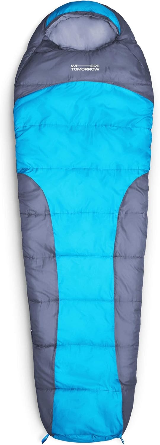 Where Tomorrow Ultraleicht Schlafsack | Outdoor Sommerschlafsack | Camping, Festival, Reise | 3-4 Ja