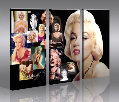 islandburner Bild Bilder auf Leinwand Marilyn Monroe V3 XXL Poster Leinwandbild Wandbild Dekoartikel