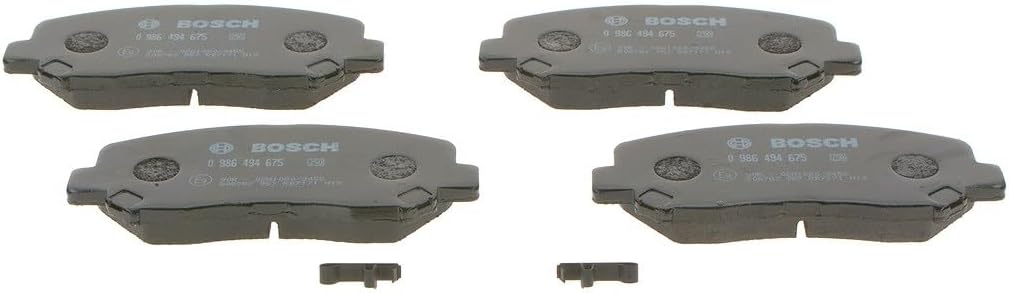 Bosch BP1670 Bremsbeläge - Vorderachse - ECE-R90 Zertifizierung - vier Bremsbeläge pro Set