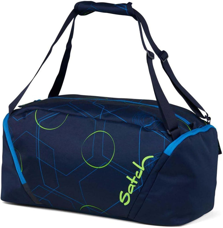 Satch Match Schulrucksack Set 3tlg. inkl. Schlamperbox und Sporttasche Blue Tech, Blue Tech