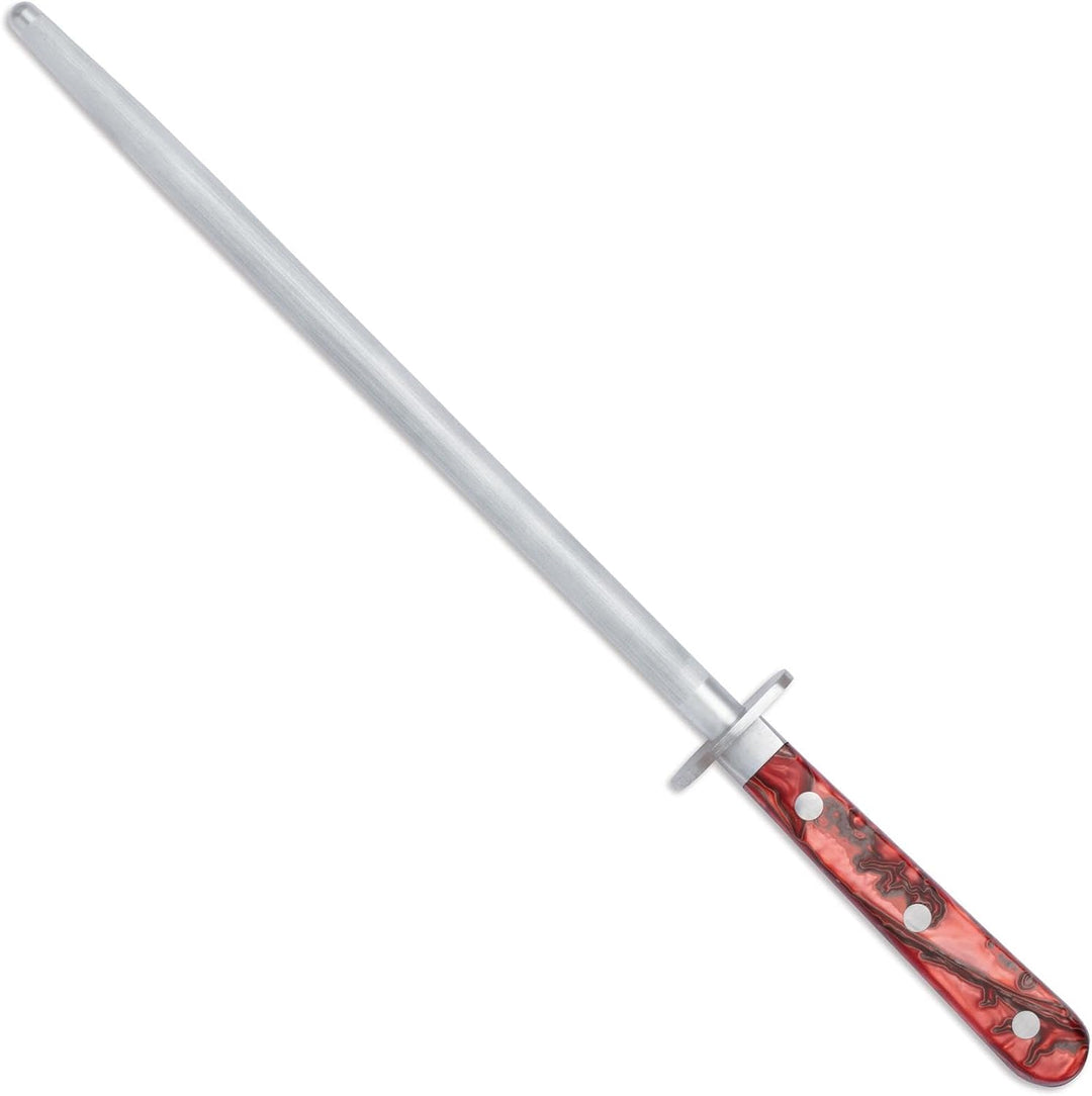 GIESSER seit 1776 - Made in Germany - Wetzstahl 25 cm Red Diamond, PremiumCut Steel No 1, Messerschl