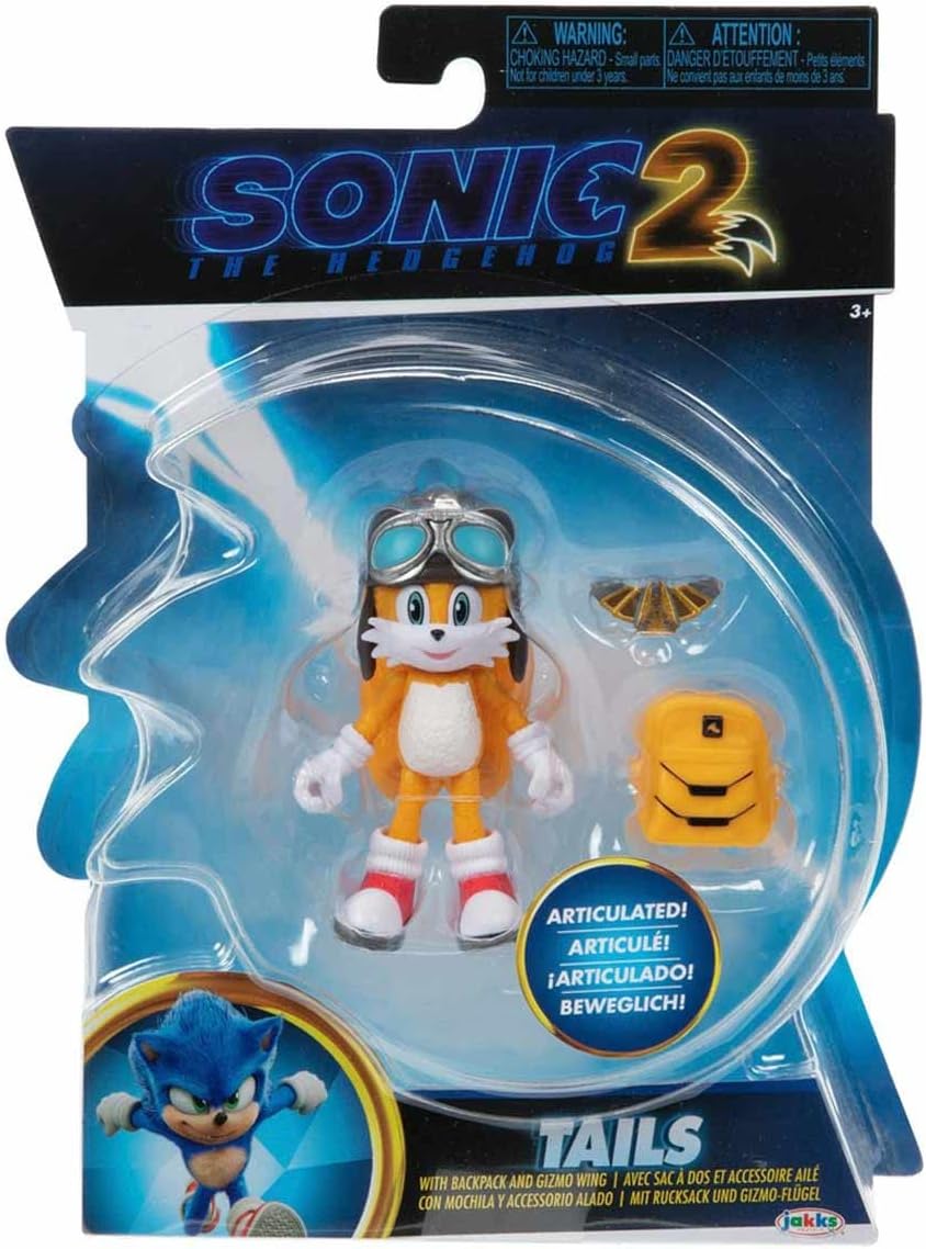 SONIC THE HEDGEHOG 2 Der Film 4'' bewegliche Actionfiguren-Sammlung mit fliegenden Schwänzen Modern,