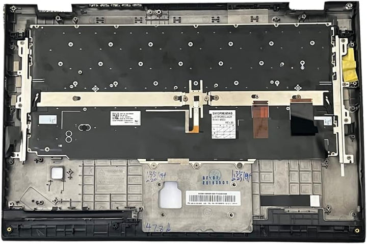 Gintai Spanisch Tastatur C Shell Handballenauflage für Lenovo ThinkPad X1 Yoga 3rd Gen 20LD 20LE 20L
