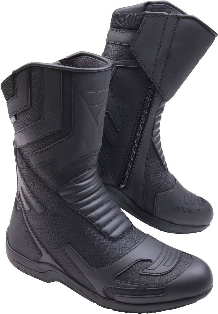 Modeka Valeno Motorradstiefel, schwarz, 44 44 EU, 44 EU