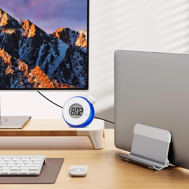Alipis Wasseruhr Led-Display Mit Wasserenergie Ohne Batterie Umweltfreundliche Schreibtischuhr Mit B