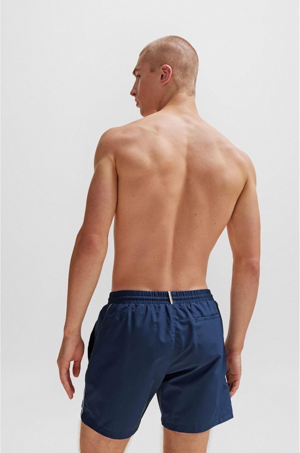 BOSS Herren Badeshorts Badehose Starfish S Blau, S Blau