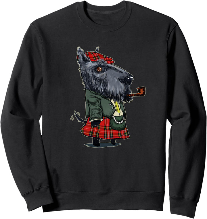 Lustiges Scottish Terrier Schottland Kilt Geschenk Sweatshirt