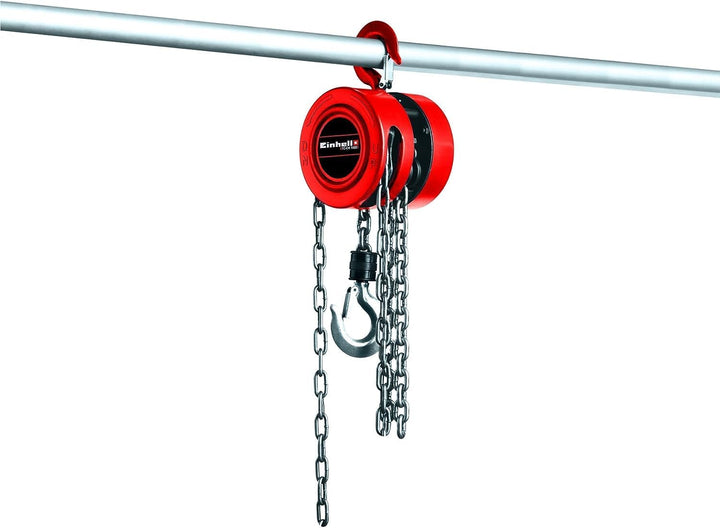 Einhell Kettenflaschenzug TC-CH 1000 (max. 1.000 Kilo auf max. 2,5 m Hubhöhe, robustes, geschlossene