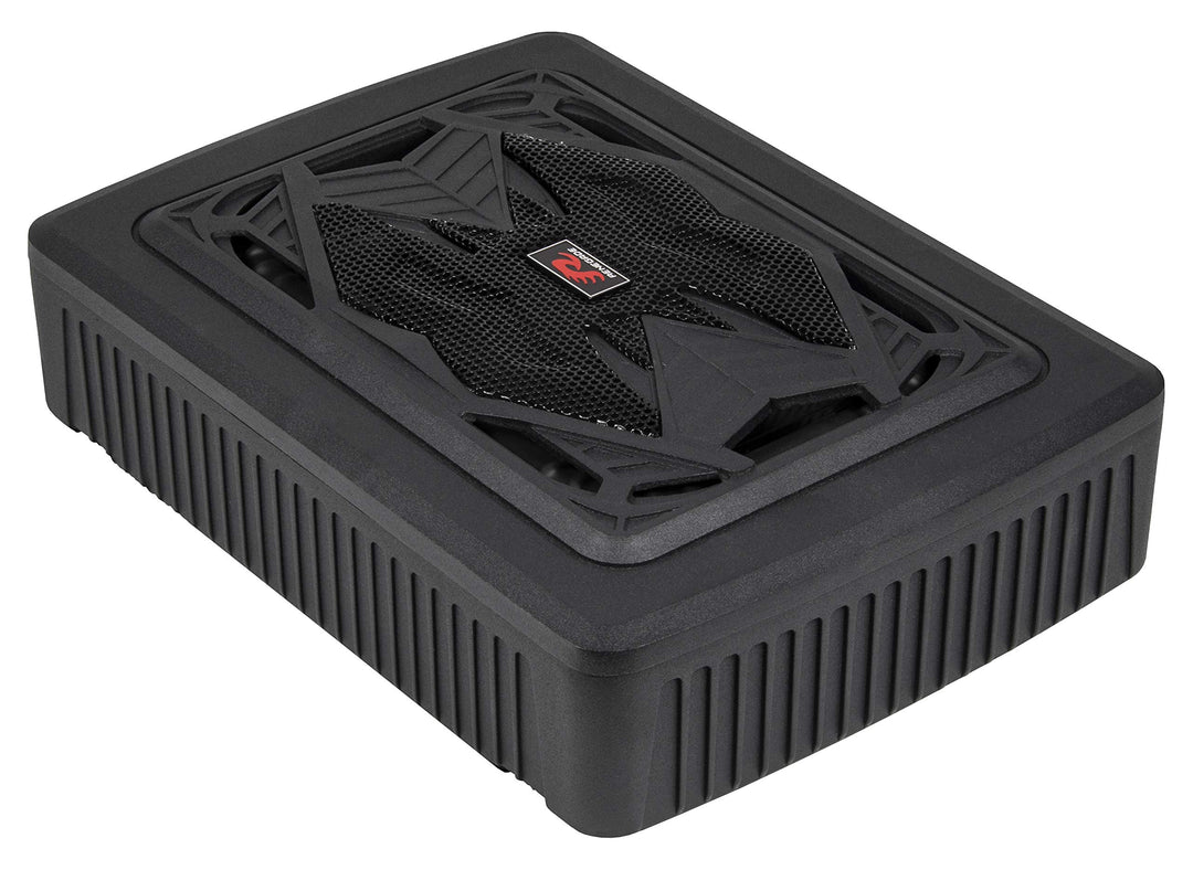 Renegade RS600A - Aktiv-Untersitz Subwoofer 6x8 (14 x 20cm) mit 250 Watt max