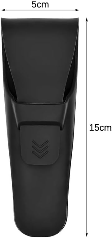 Namvo 3er-Pack Rasierer-Reise-Aufbewahrungsbeutel aus Silikon – tragbar und wasserdicht, 25 cm lang,
