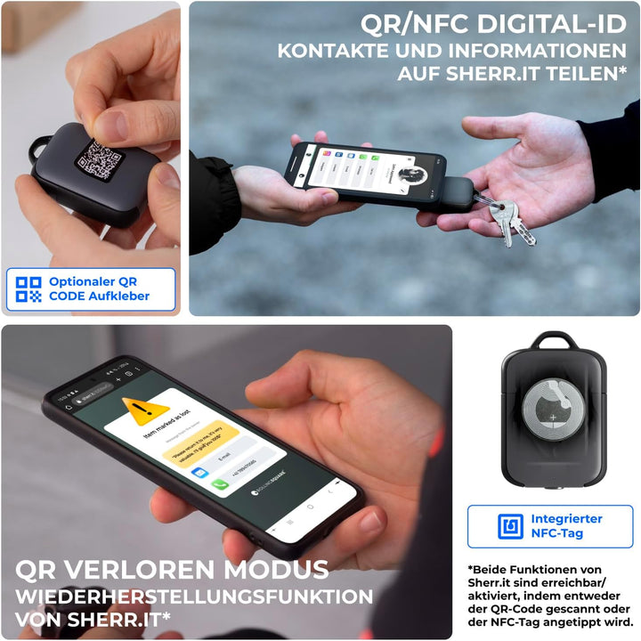 Rolling Square Tau 2 (2nd Gen) Power Bank - Schlüsselanhänger mit HandyLadegerät mit Digitaler Visit