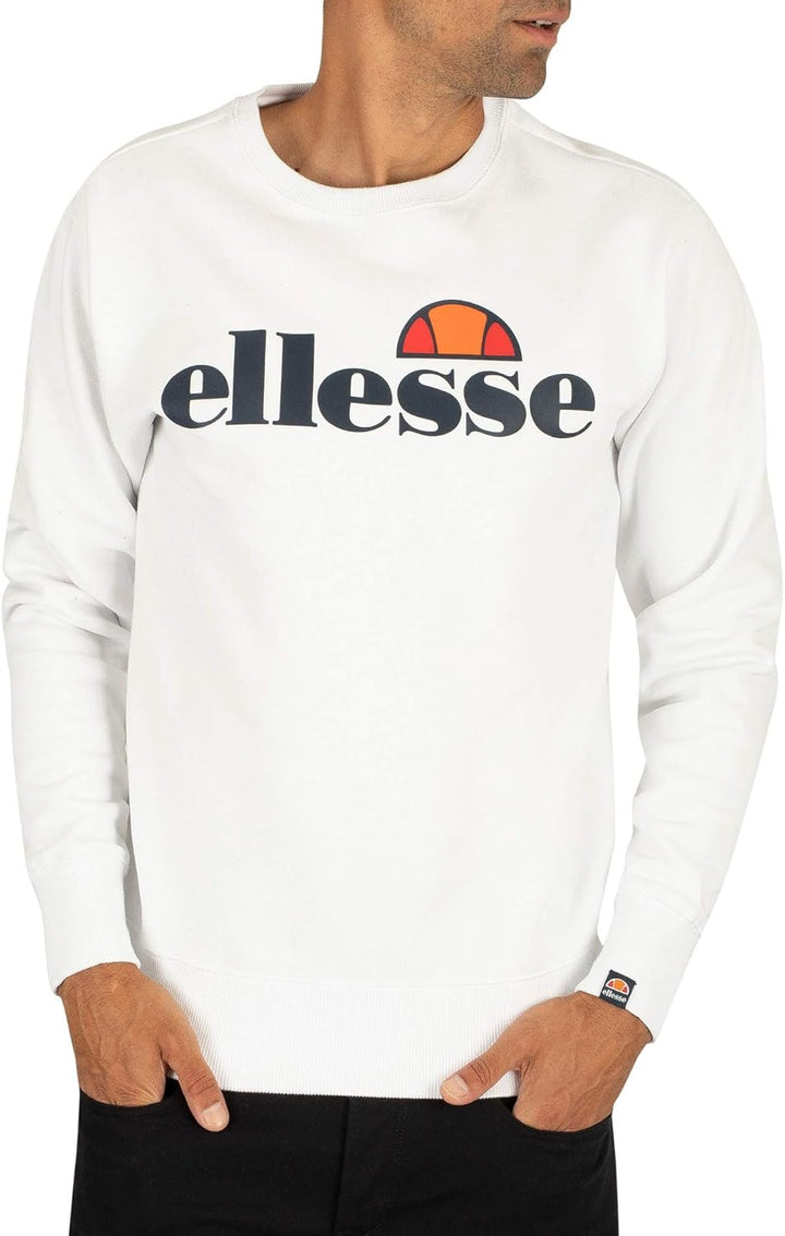 Ellesse Herren Sl Succiso Sweatshirt L Weiss, L Weiss