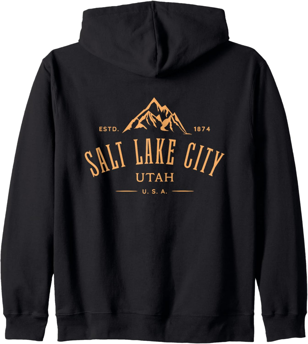 Salt Lake City Utah Fantastisches Souvenir im Bergdesign Kapuzenjacke