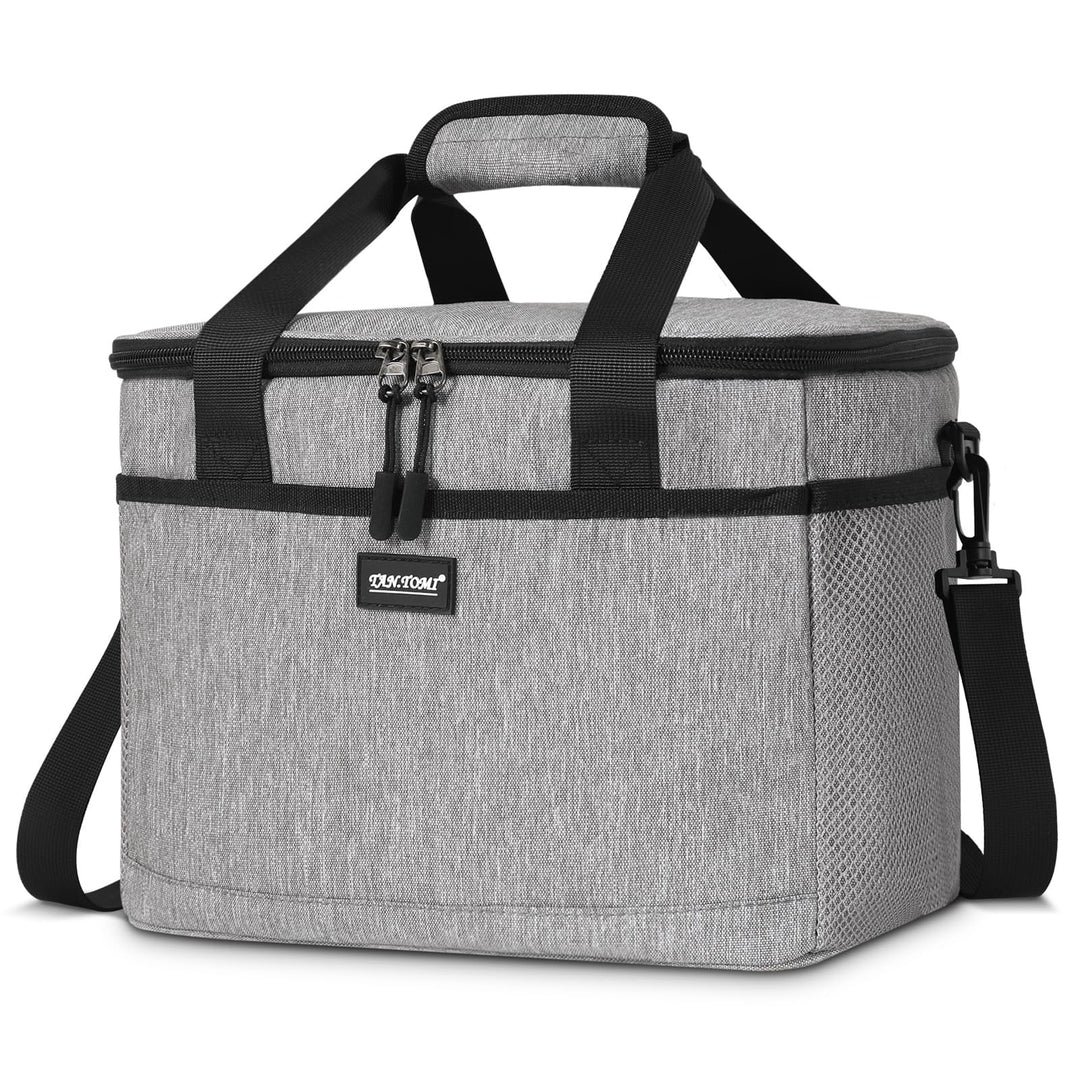 CALIYO Kühltasche,Lunchtasche, Kühltasche Faltbar für Männer Frauen Isolierte Tasche mit Reissversch