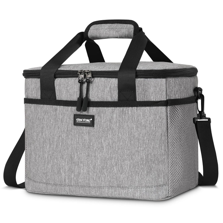 CALIYO Kühltasche,Lunchtasche, Kühltasche Faltbar für Männer Frauen Isolierte Tasche mit Reissversch