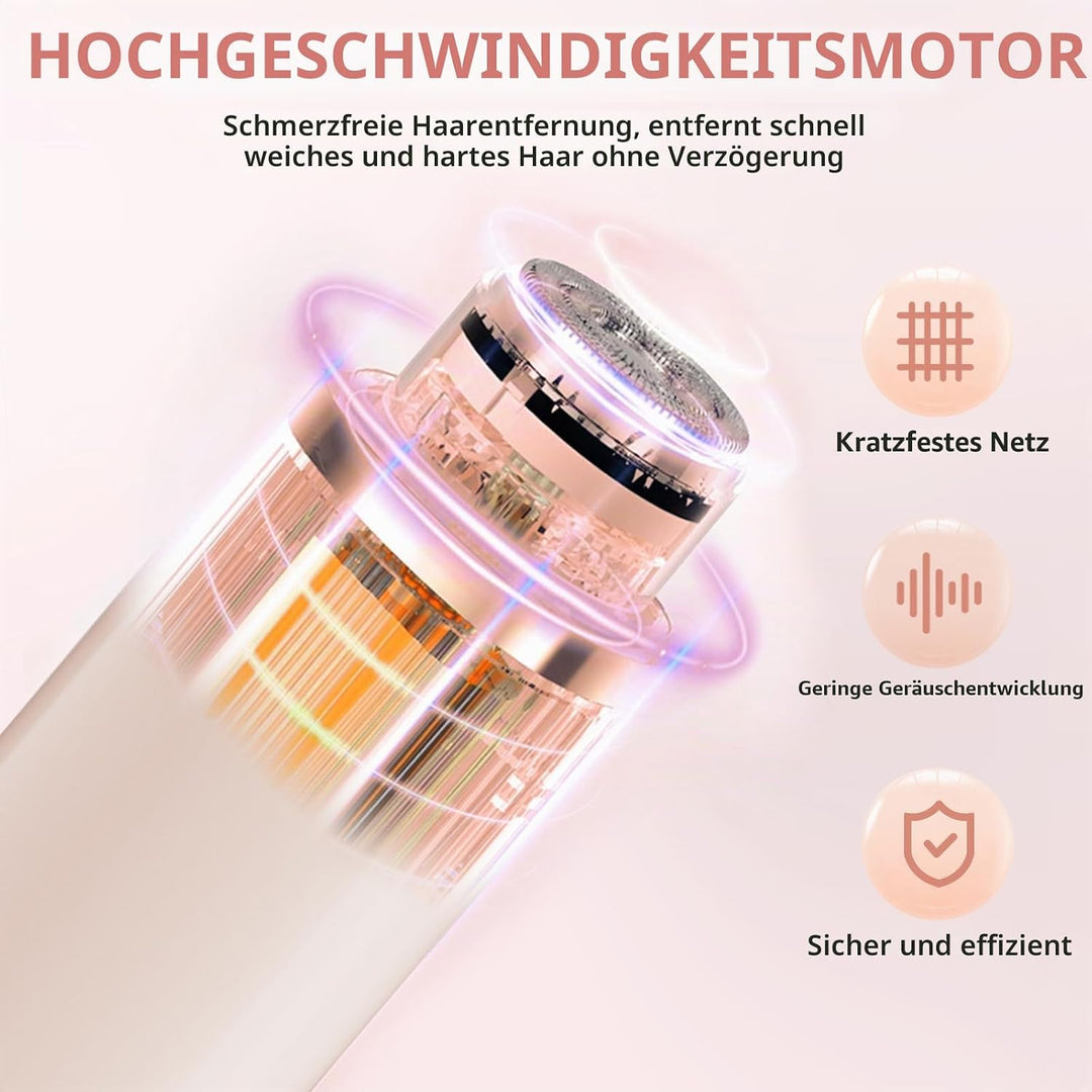 2026 Neu Intimrasierer für Frauen,2-in-1 Doppelkopf elektrischer rasierer damen,Wiederaufladbar wass