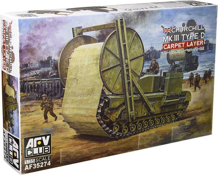 Unbekannt AFV-Club AF35274 - Modellbausatz Churchill Carpet Layer Type D Mark II