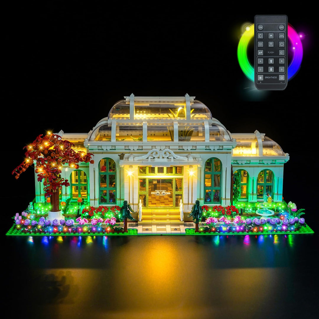 BrickBling Fernbedienung Led Licht Set für Lego 21353 The Botanical Garden (Nicht Lego), Dekorations