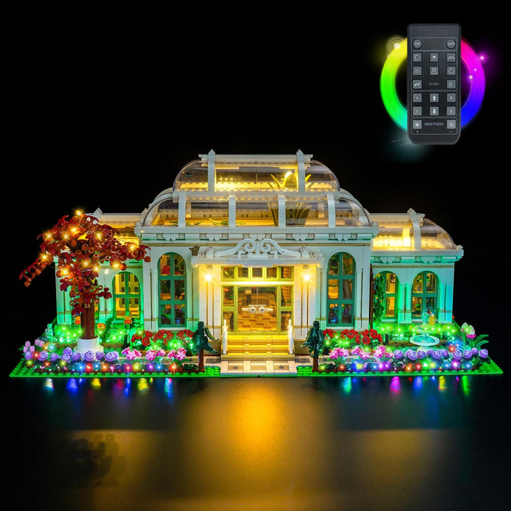 BrickBling Fernbedienung Led Licht Set für Lego 21353 The Botanical Garden (Nicht Lego), Dekorations