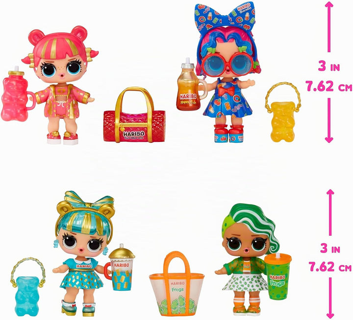 L.O.L. Surprise! Loves Mini Sweets X HARIBO Party Pack - Mit 9 Sammlerpuppen und über 45 Überraschun