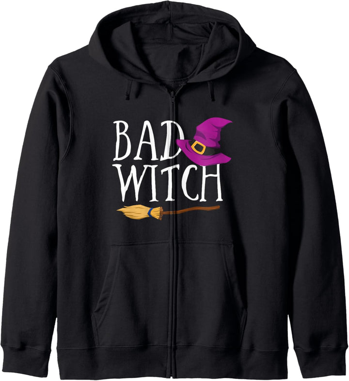 Bad Witch Gute Hexe Halloween Bestie Passende BFF Frauen Männer Kapuzenjacke