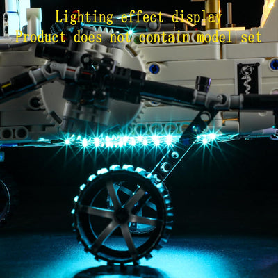 GEAMENT LED Licht-Set Kompatibel mit Lego NASA Mars Rover Perseverance - Beleuchtungsset für Technic