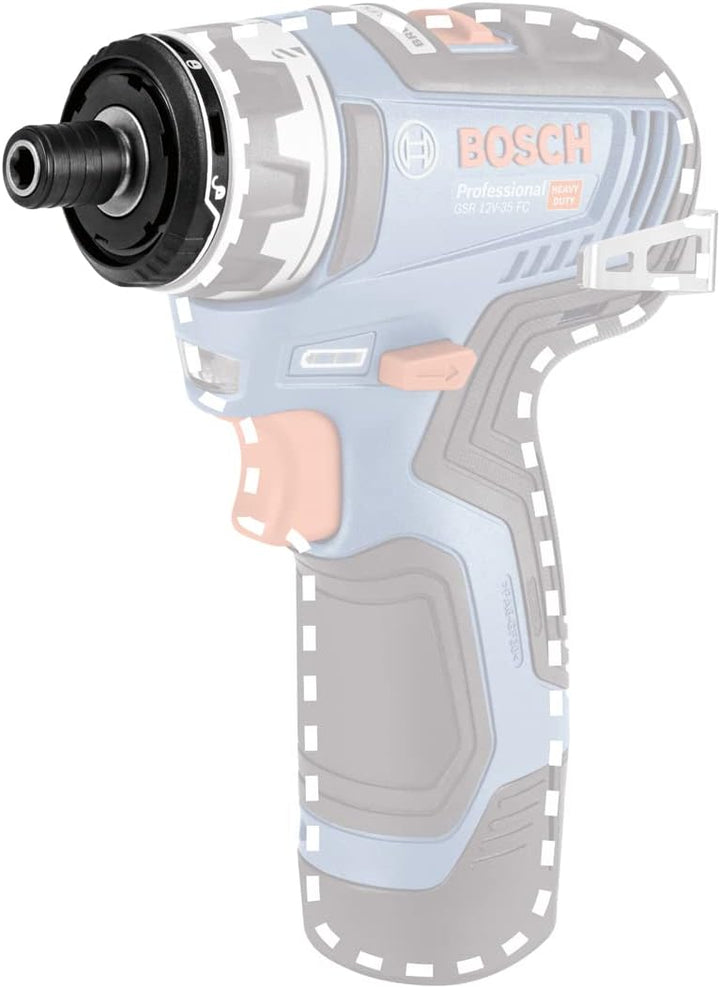 Bosch Professional 12V System Akku Bohrschrauber GSR 12V-35 FC - FlexiClick System (inkl. 4 x Aufsat