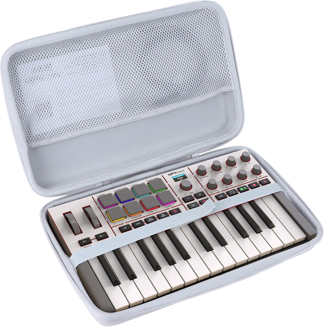 Lebakort Hart Schutz Hülle Etui Tasche für Akai Professional MPK Mini IV USB-C MIDI Keyboard Control