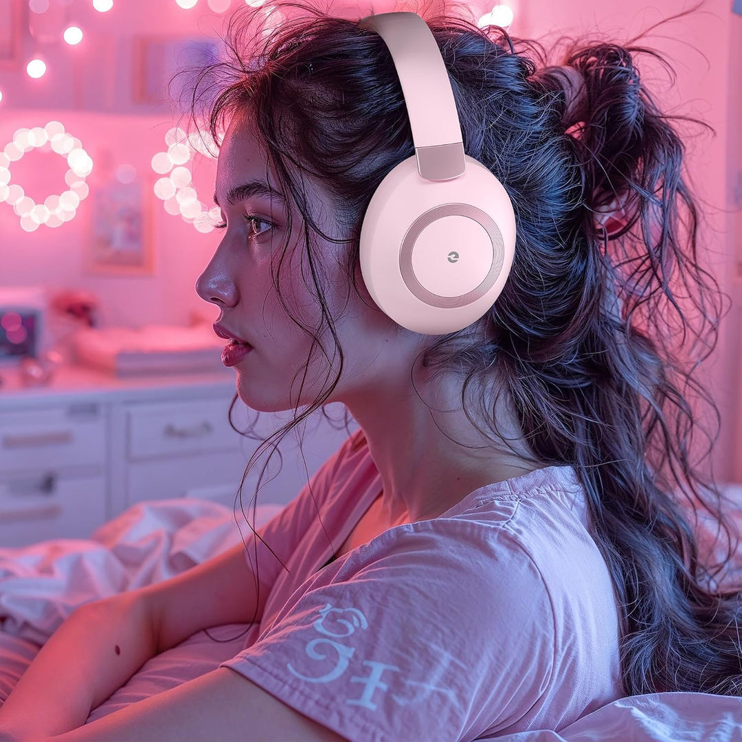 Kopfhörer Kabellos Bluetooth, Over Ear Kopfhörer Noise Cancelling, 100 Std Spielzeit 5.3 Bluetooth K