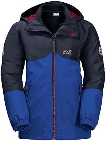 Jack Wolfskin Jungen B Iceland 3in1 Jkt 3in1-jacke 92 Active Blue, 92 Active Blue