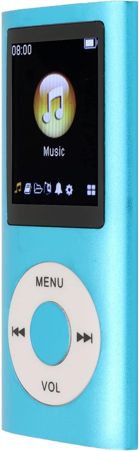 MP3-Player Tragbar 64GB, Verlustfreier Klang, WMA FLAC APE, 8 Stunden Wiedergabezeit, Aluminiumlegie